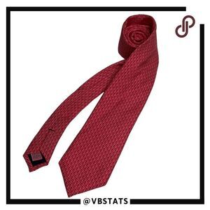 Vineyard Vines Men's Hand Picked Shep & Ian Whale Print Neck‎ Tie Red White
